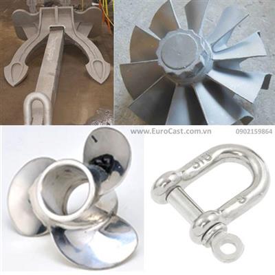 Investment casting of marine parts